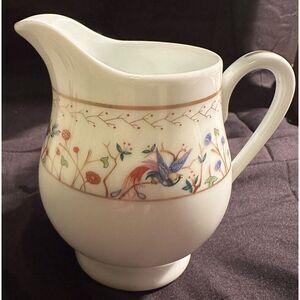 TIFFANY & CO. AUDUBON LIMOGES FRANCE 4.25" TALL INDIVIDUAL CREAMER PITCHER!